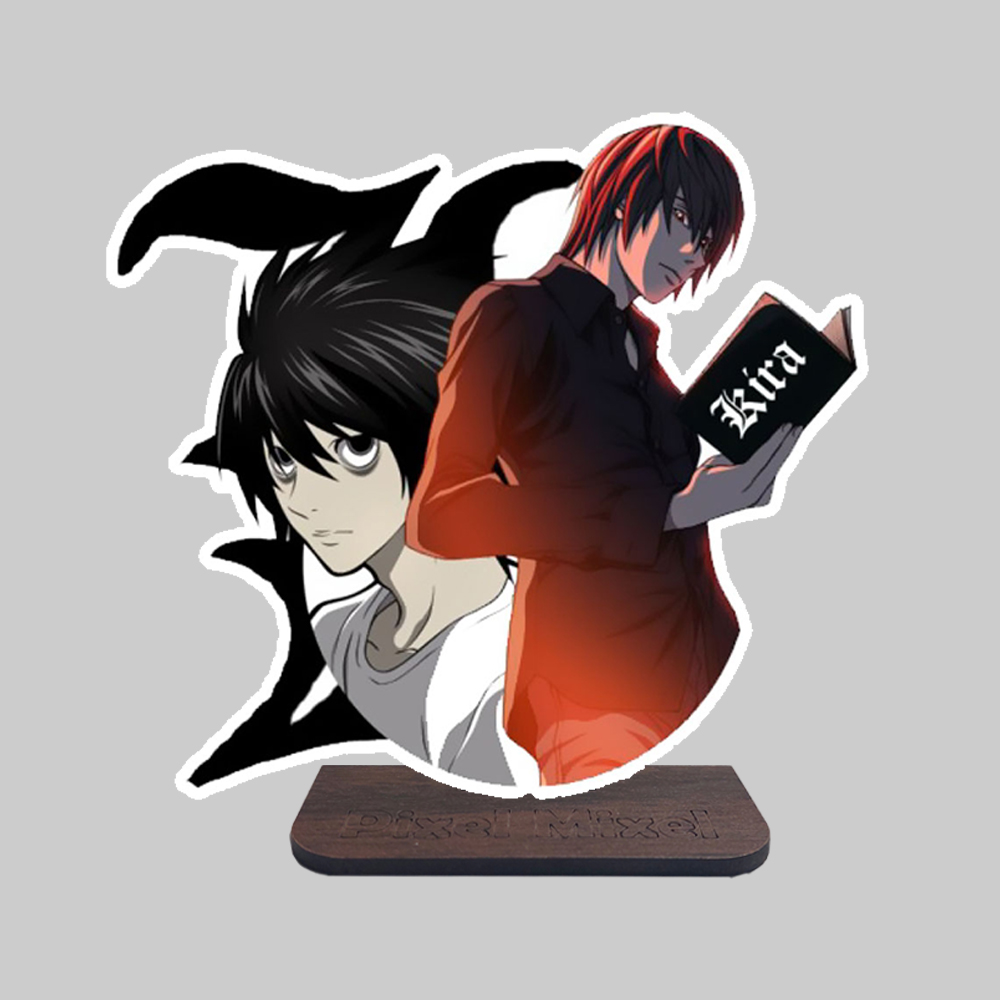 استند رومیزی پیکسل میکسل مدل انیمه دفترچه مرگ ال و لایت