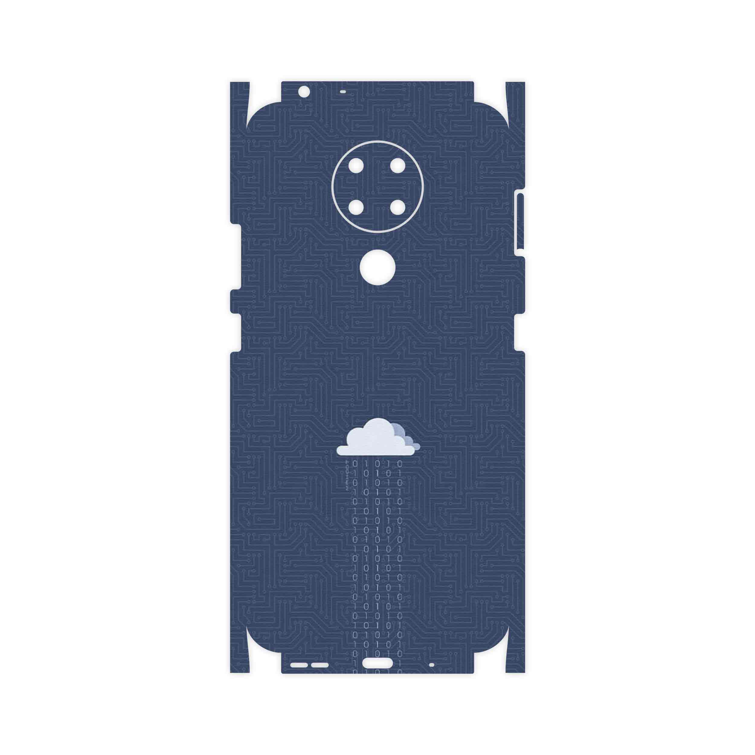 برچسب پوششی ماهوت مدل Minimal Data Cloud-FullSkin مناسب برای گوشی موبایل نوکیا 3.4