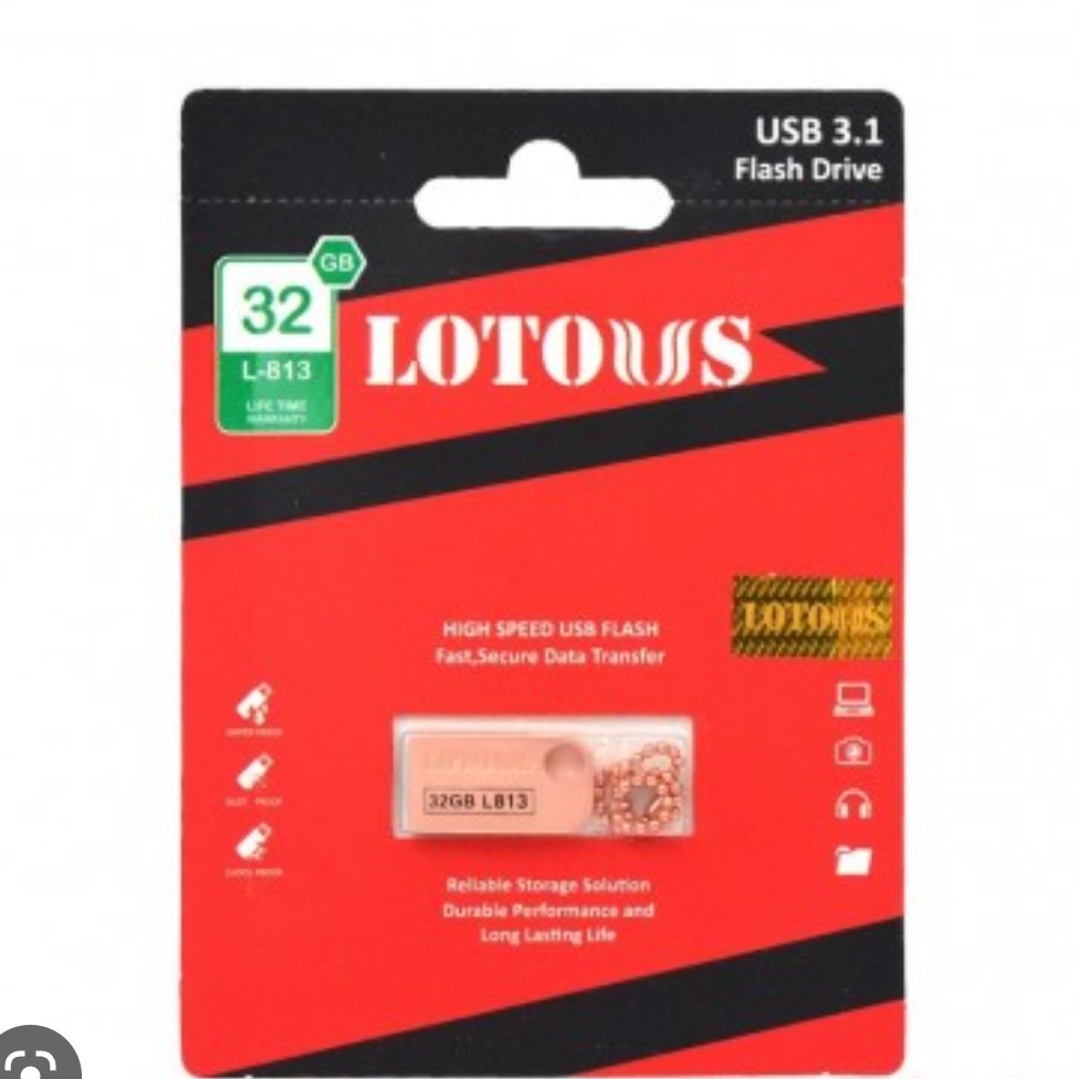 فلش لوتوس 32 گیگ ( usb3.2) مدل L813