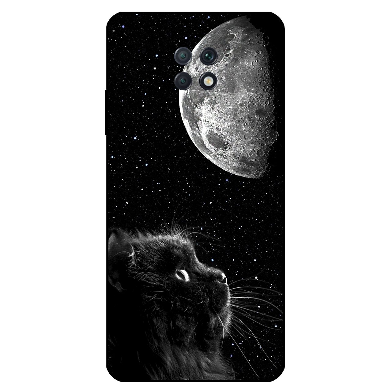 کاور مگافون طرح گربه مدل 1882 مناسب برای گوشی موبایل شیائومی Redmi Note 9 5G