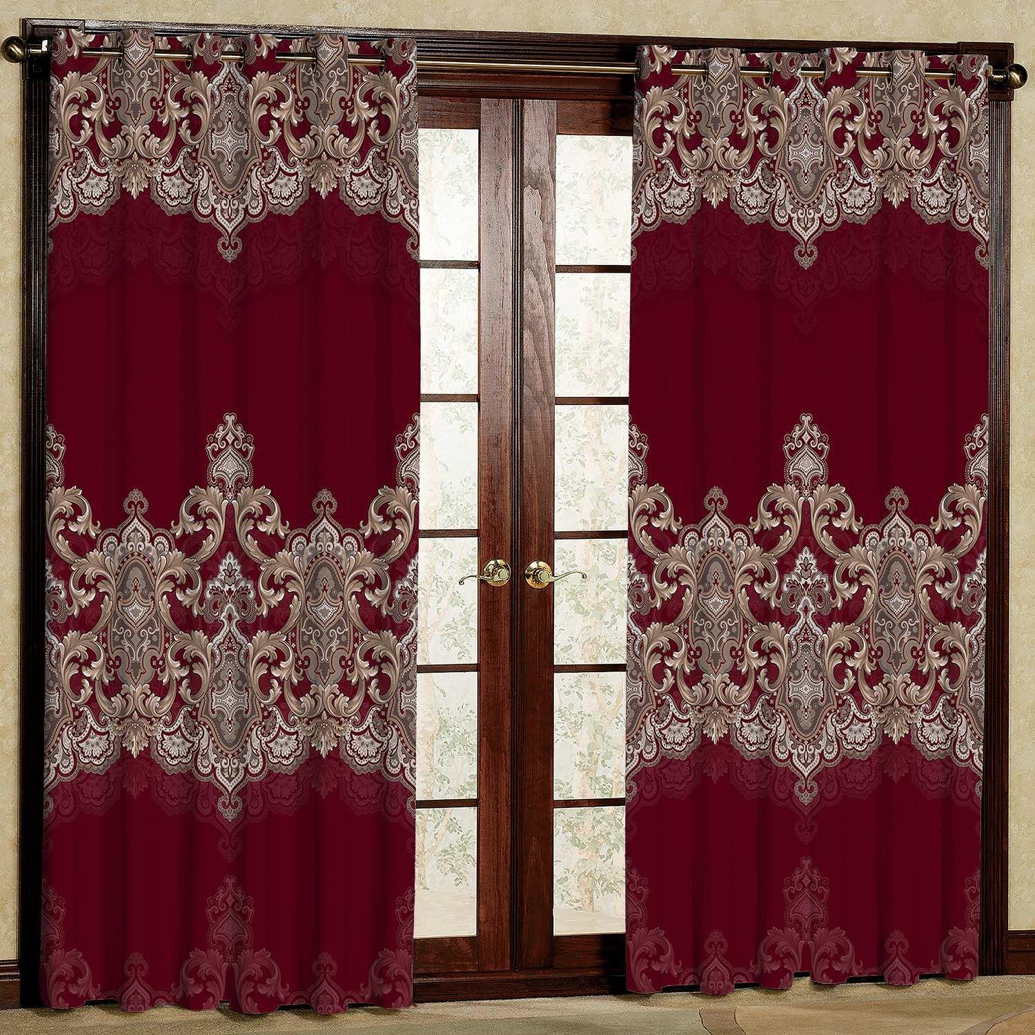 پرده مدل مخمل پانچی کد 4710 سایز 200x140 سانتی متر