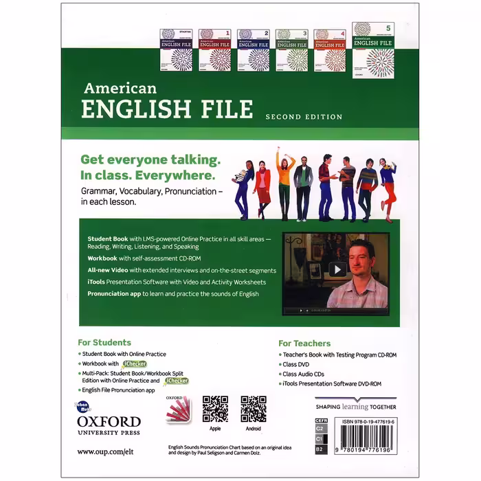 کتاب American English File 5 اثر جمعی از نویسندگان انتشارات زبان مهر