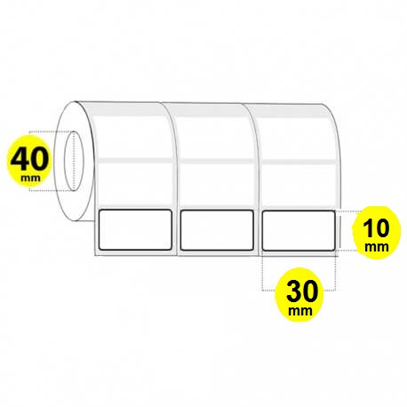 لیبل برچسب پی وی سی 30×10