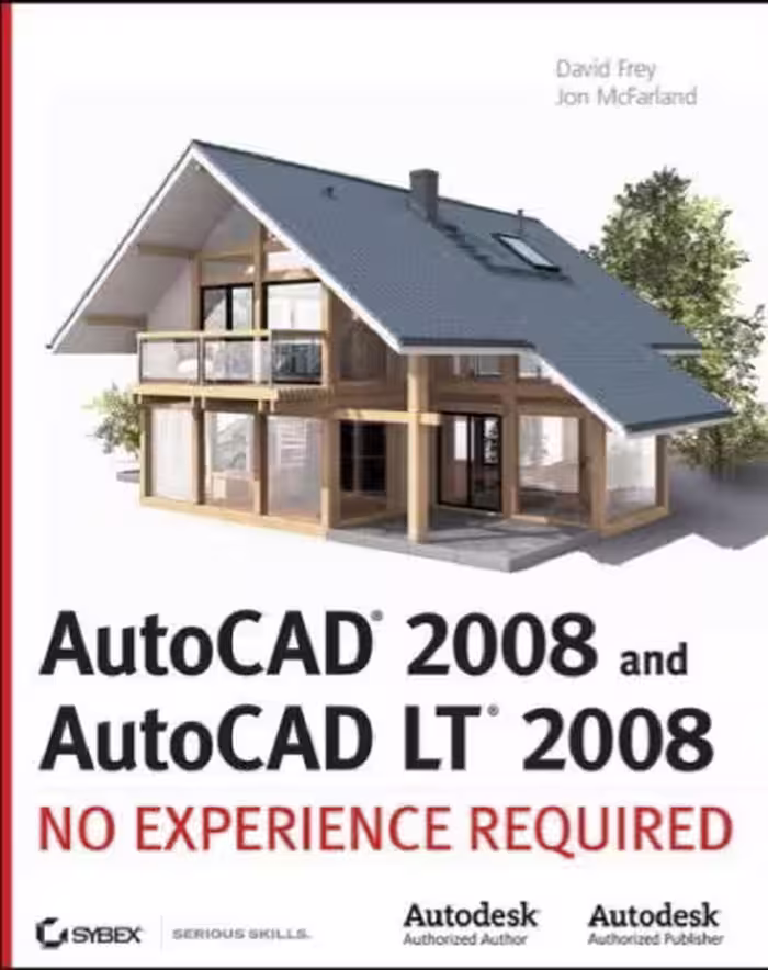 خرید و دانلود نسخه کامل کتاب AutoCAD2008 and AutoCAD LT 2008