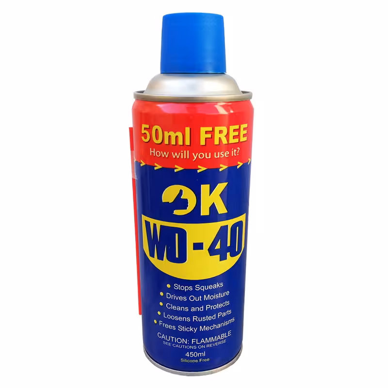 اسپری روان کننده اوکی مدل WD-40 حجم 450 میلی لیتر