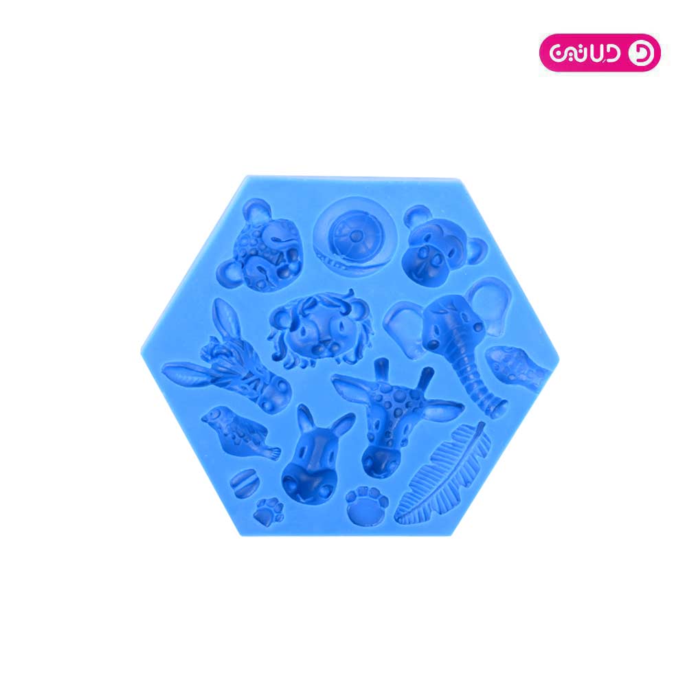 مالد سیلیکونی حیوانات 6 ضلعی نسکو