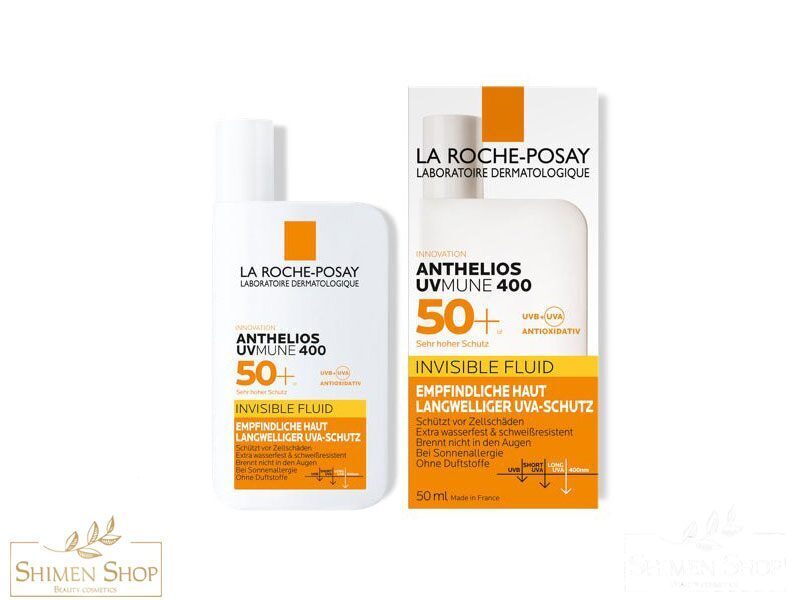 لاروش پوزای فلوئید ضد آفتاب بی رنگ پوست خشک 50 میل زرد