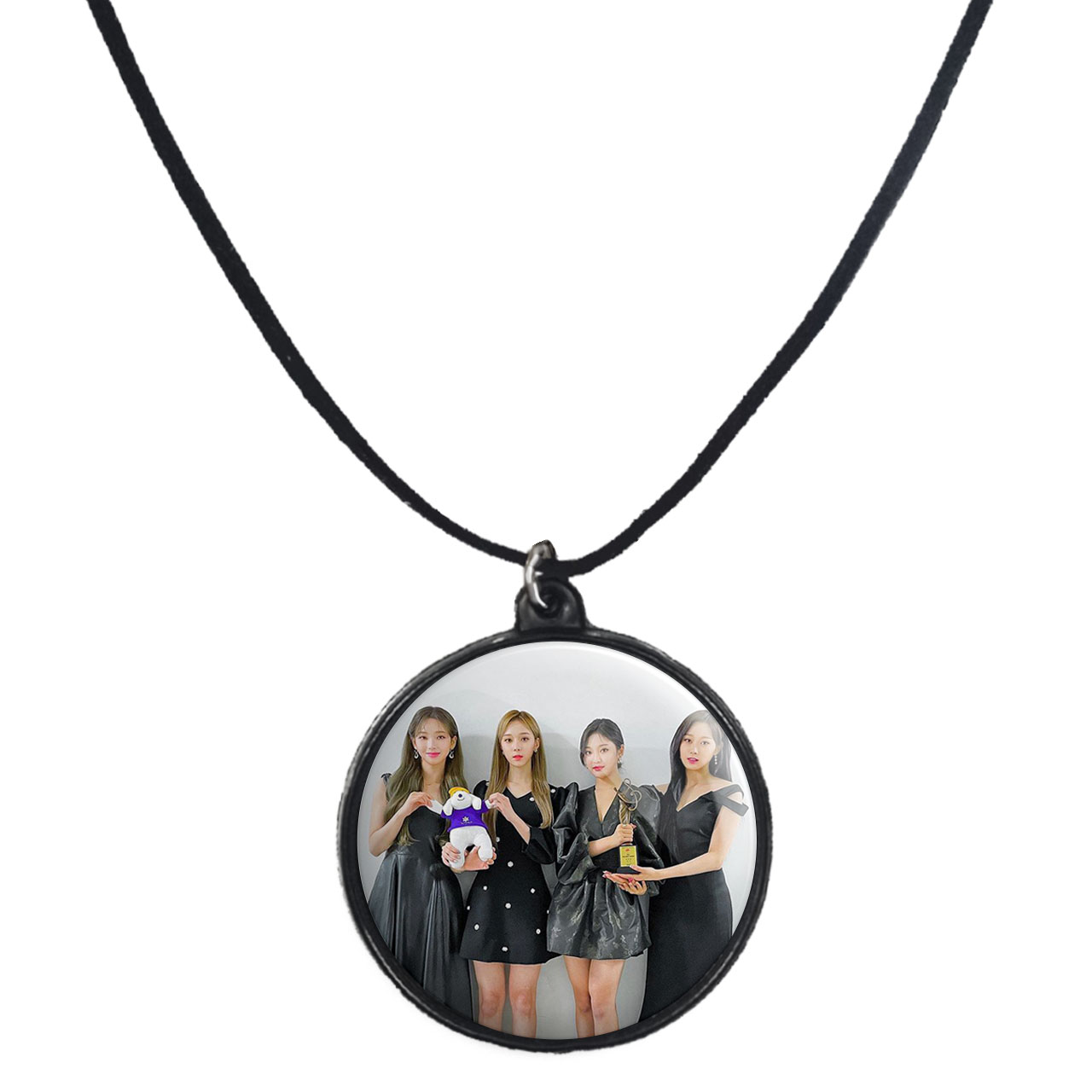 گردنبند پرمانه طرح aespa کد pmb.18480 مدل دو طرفه