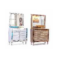 ست آینه کنسول کوچک و میز تلویزیون لمسه ای