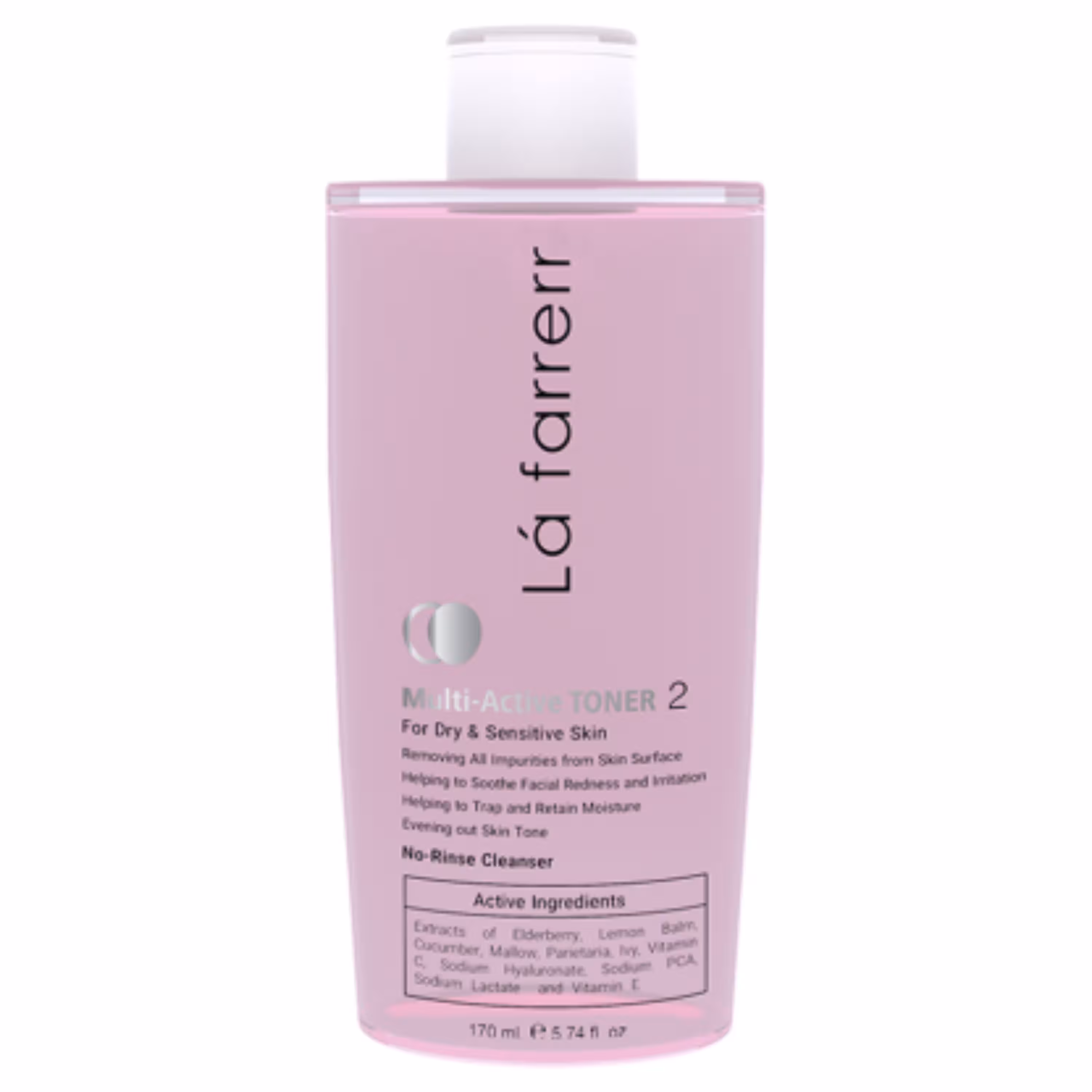 تونر لافارر مناسب پوست های خشک و حساس حجم 170ml