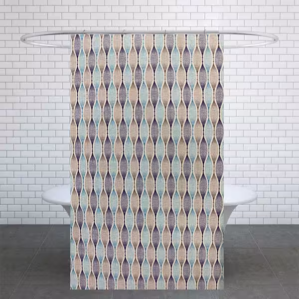 پرده حمام کد PH32 سایز 180x180 سانتی متر