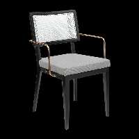 صندلی دسته دار پشت حصیری اریک نظری مدل P815