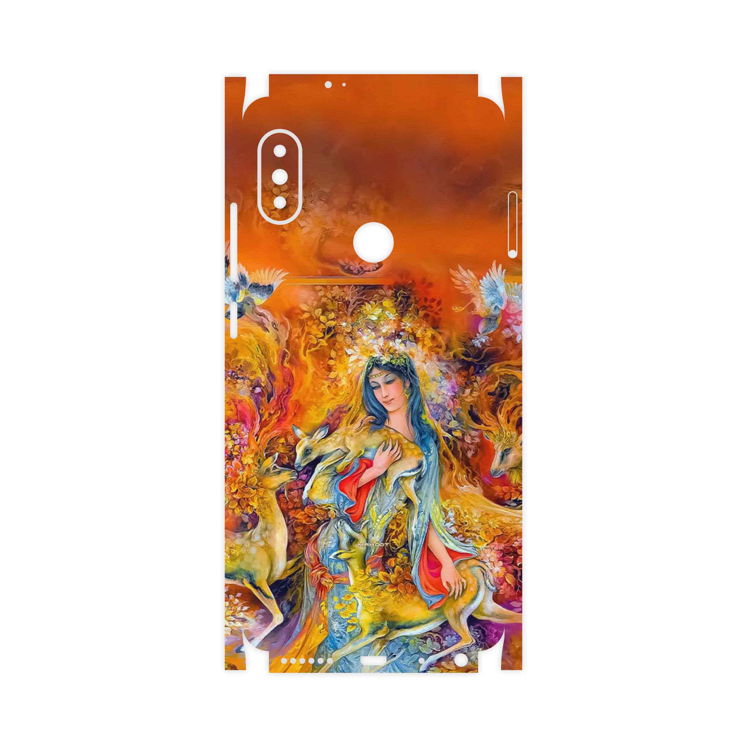 برچسب پوششی ماهوت مدل Persian miniature 2-FullSkin مناسب برای گوشی موبایل شیائومی Redmi Note 5 Pro