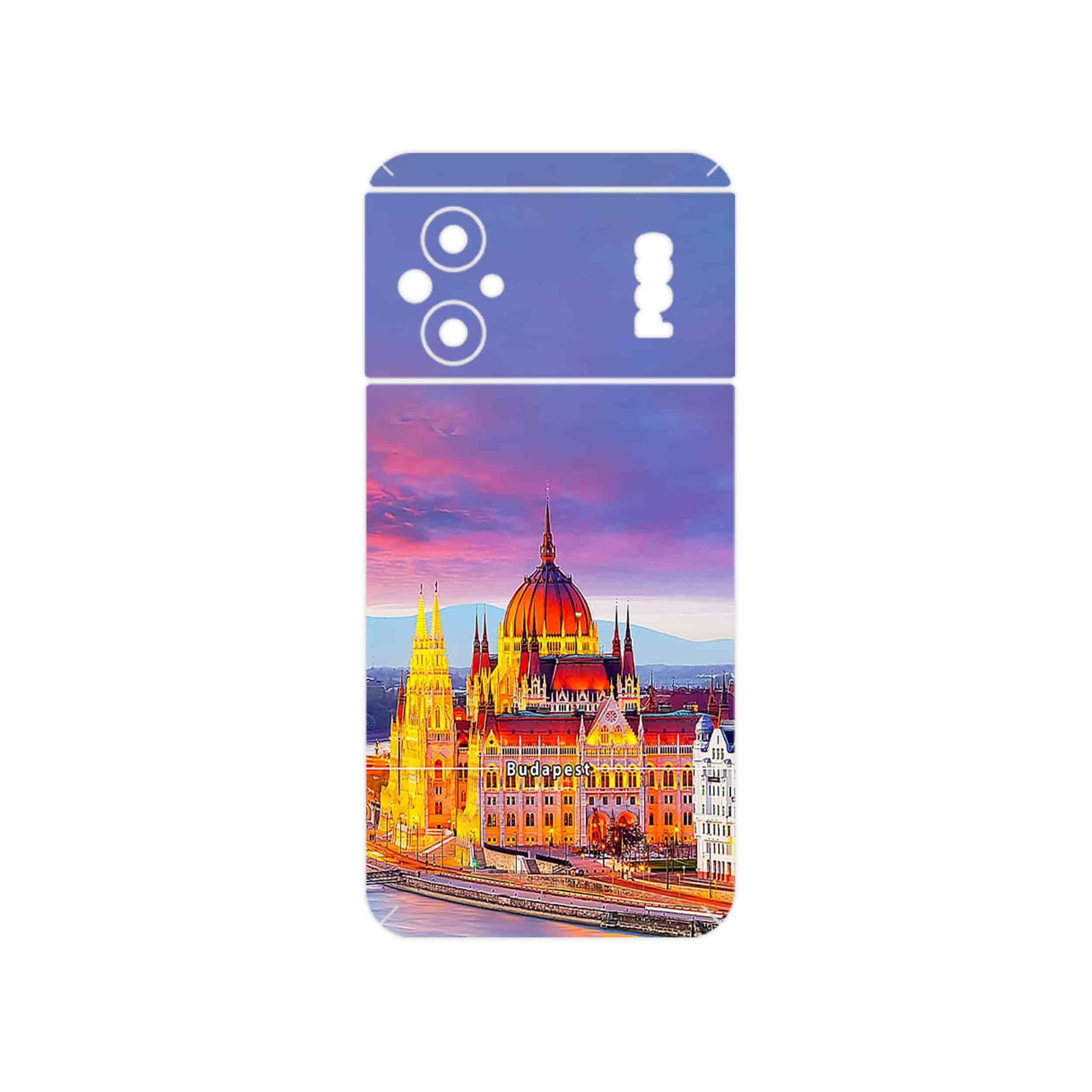 برچسب پوششی ماهوت مدل City of Budapest مناسب برای گوشی موبایل شیائومی Poco M5