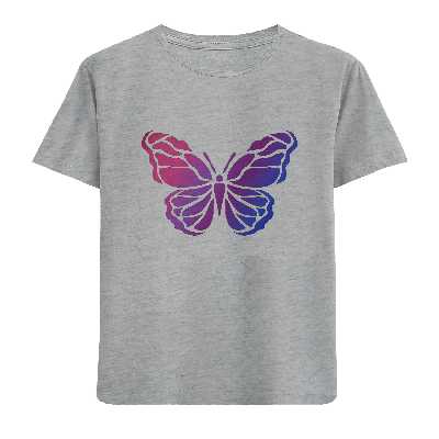 تی شرت بچگانه مدل پروانه F21