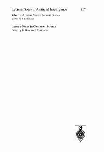 خرید و دانلود نسخه کامل کتاب Advanced Topics in Artificial Intelligence: International Summer School Prague, Czechoslovakia, July 6–17, 1992 Proceedings