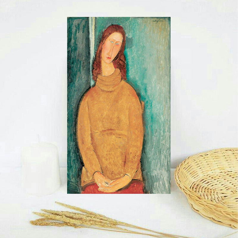 تابلو شاسی مدل نقاشی آمادئو کلمنته مودیلیانی کد FA7