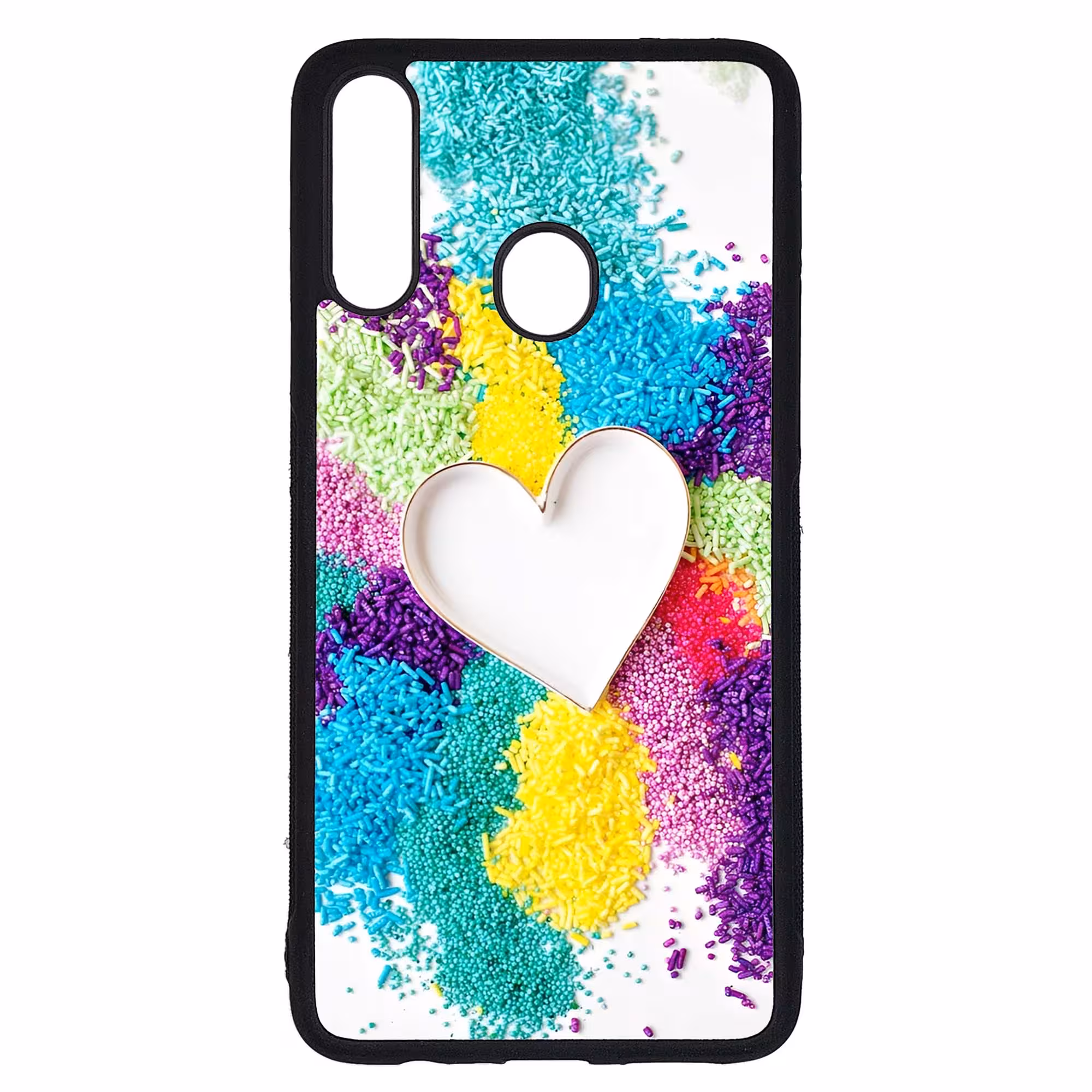 کاور طرح قلبی کد G-149 مناسب برای گوشی موبایل سامسونگ Galaxy A20s | دیجی قاب دونی