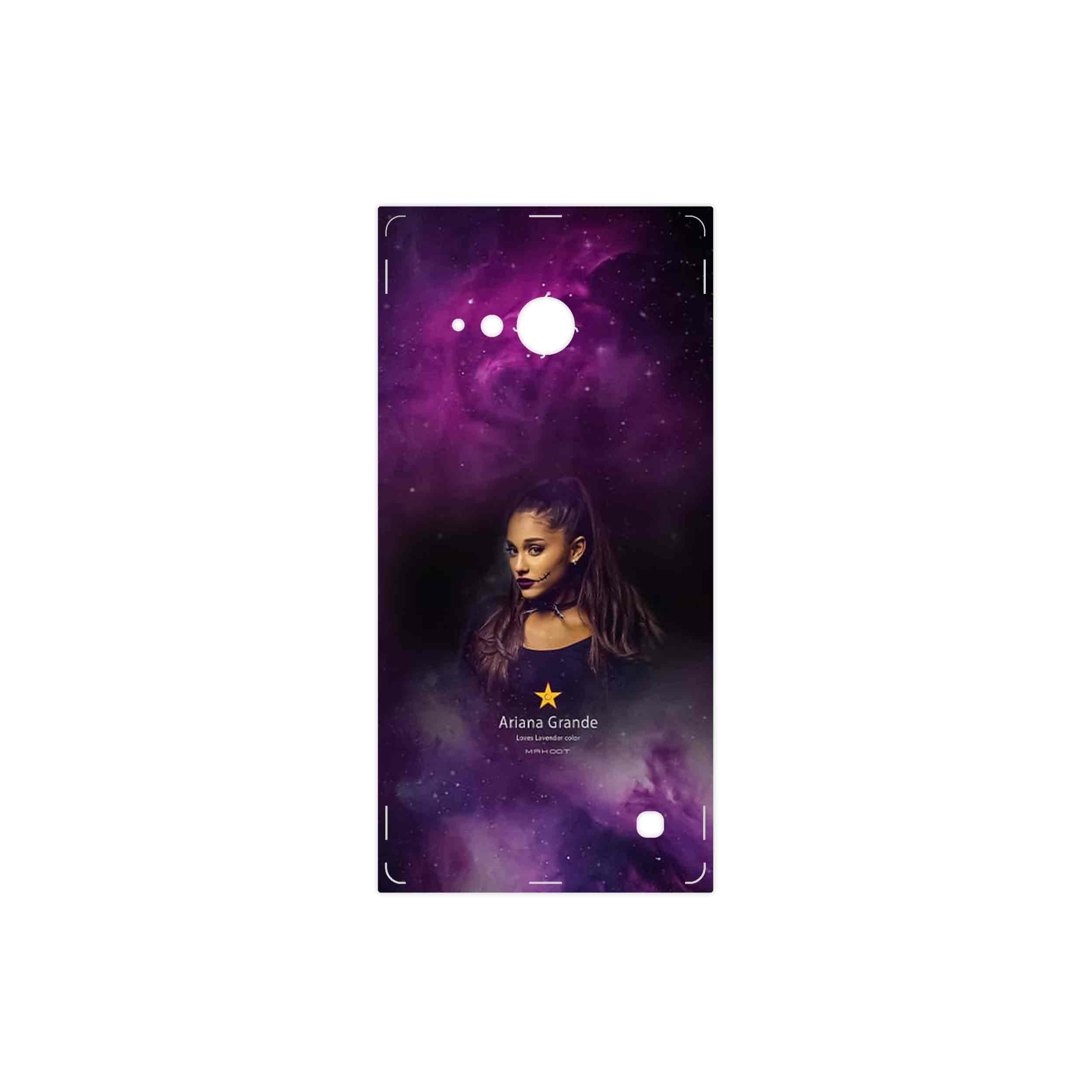 برچسب پوششی ماهوت مدل Ariana Grande مناسب برای گوشی موبایل نوکیا Lumia 730