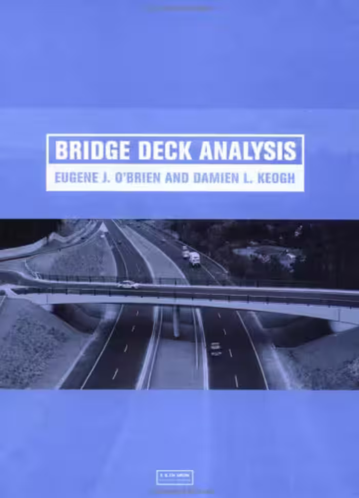 خرید و دانلود نسخه کامل کتاب Bridge Deck Analysis