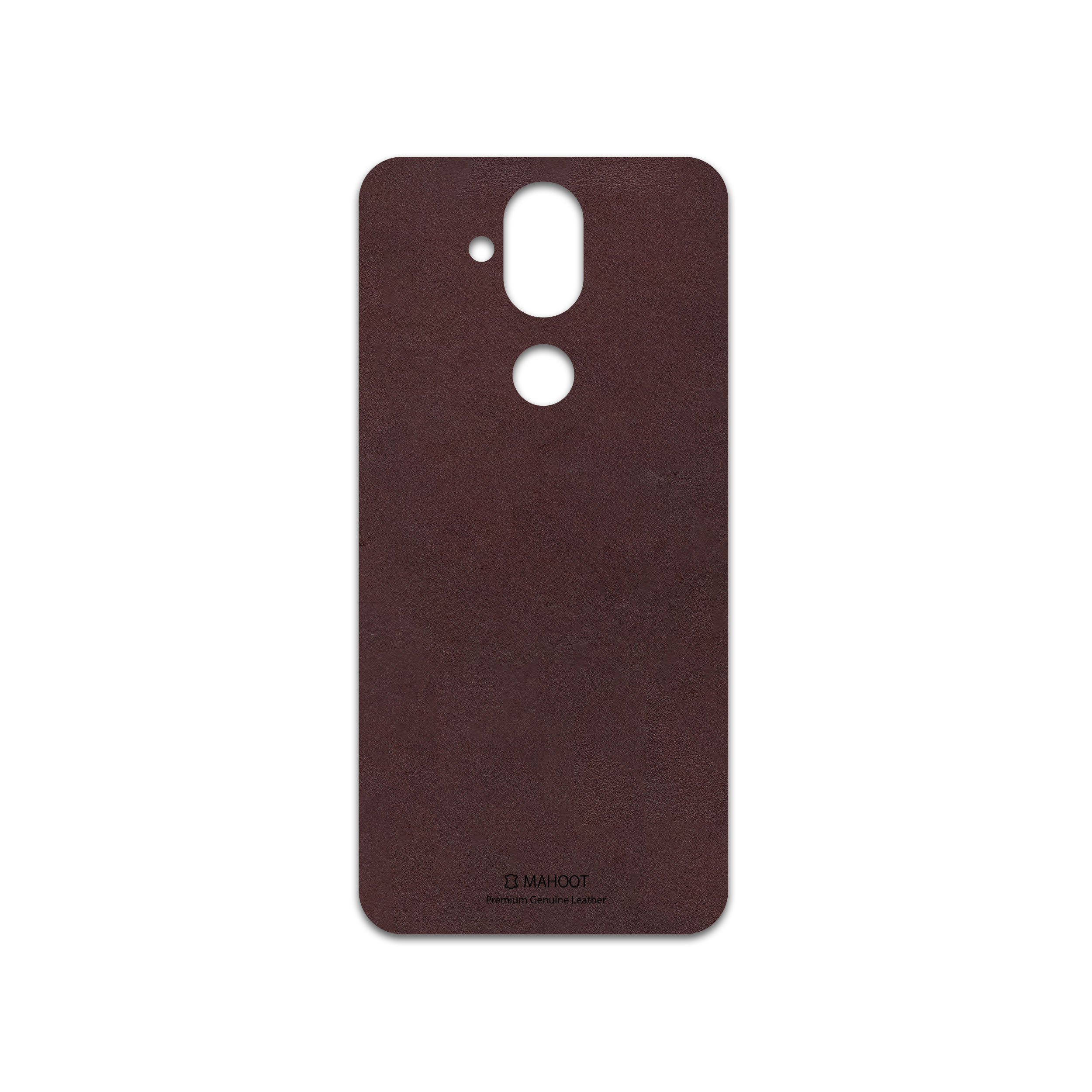 برچسب پوششی ماهوت مدل Matte-Dark-Brown-Leather مناسب برای گوشی موبایل نوکیا 8.1