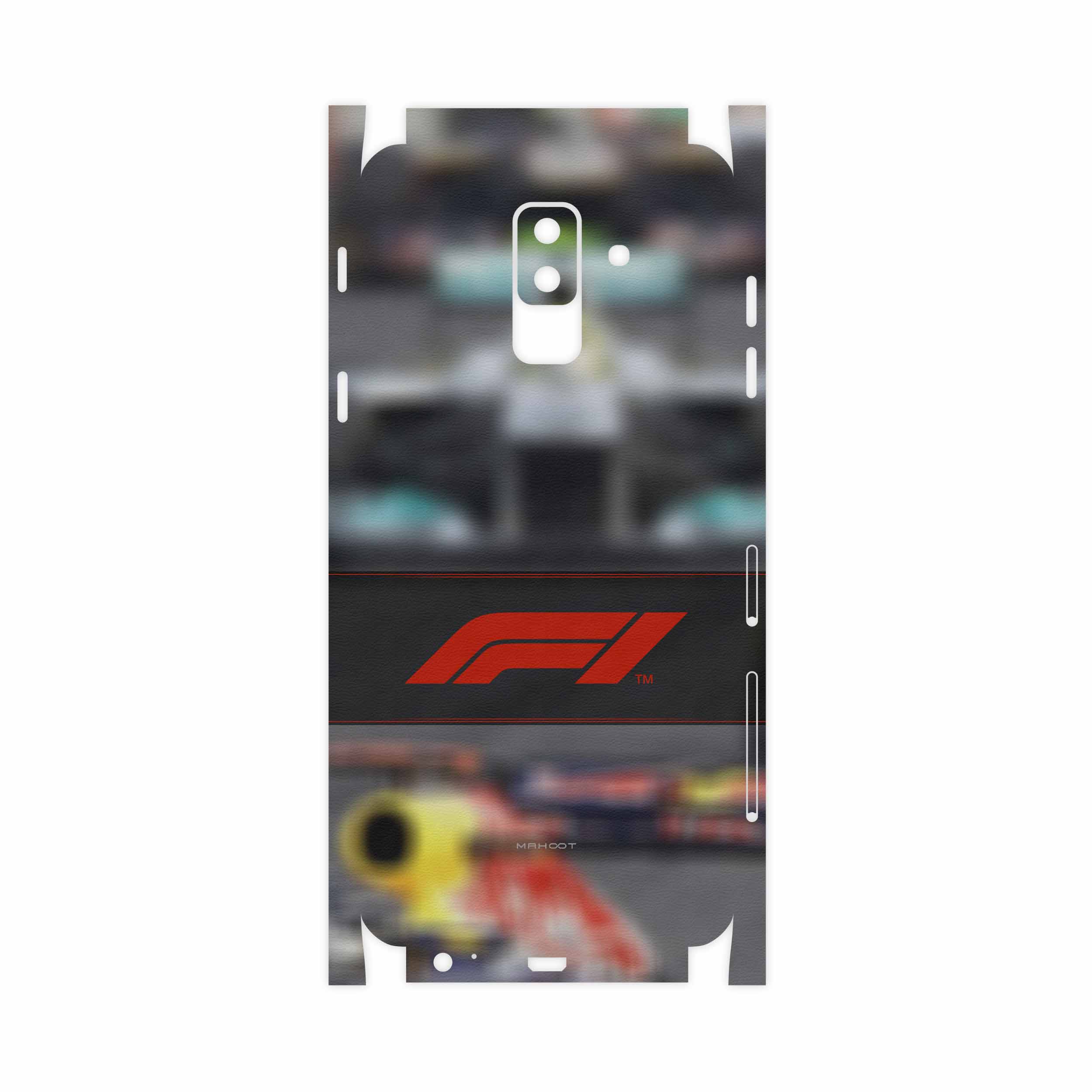 برچسب پوششی ماهوت مدل Formula One-FullSkin مناسب برای گوشی موبایل سامسونگ Galaxy A6 Plus 2018