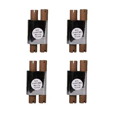 ریبون پرینتر لیبل زن  مدل itp Wax 60mm x 75m بسته 4 عددی