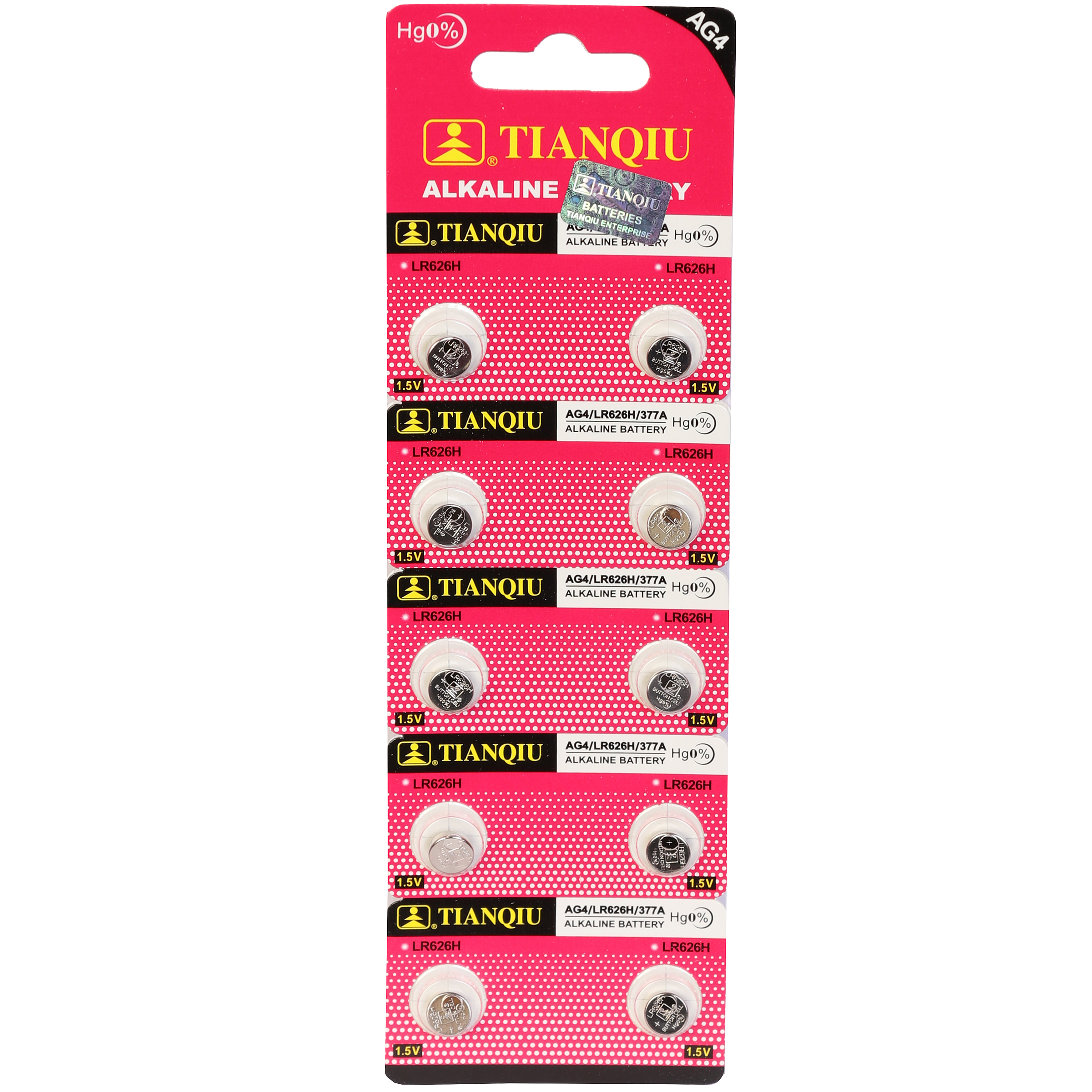 باتری ساعتی تیانکیو مدل AG4 بسته 10 عددی