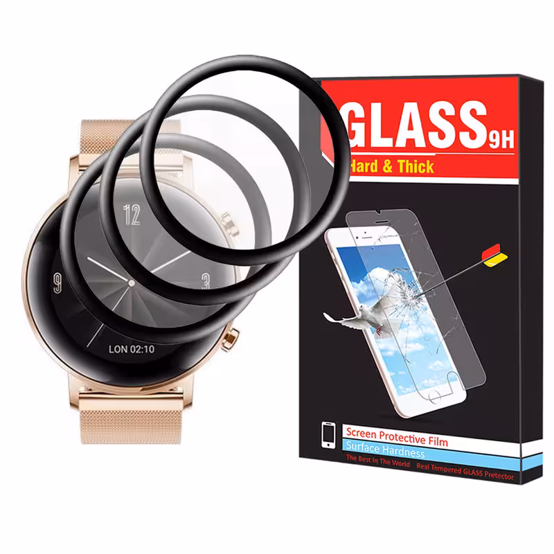 محافظ صفحه نمایش نانو هارد اند تیک مدل NHT مناسب برای ساعت هوشمند هوآوی Watch GT 2 42mm بسته سه عددی | کالا برتری