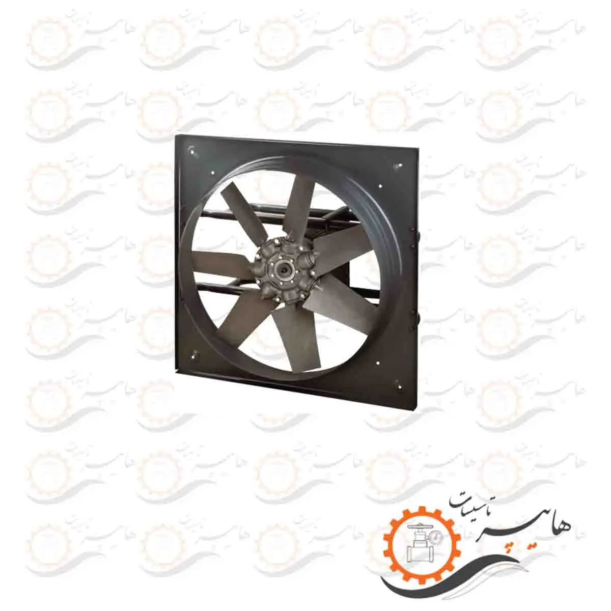 هواکش صنعتی آکسیال دمنده با پروانه دایکست آلومینیوم