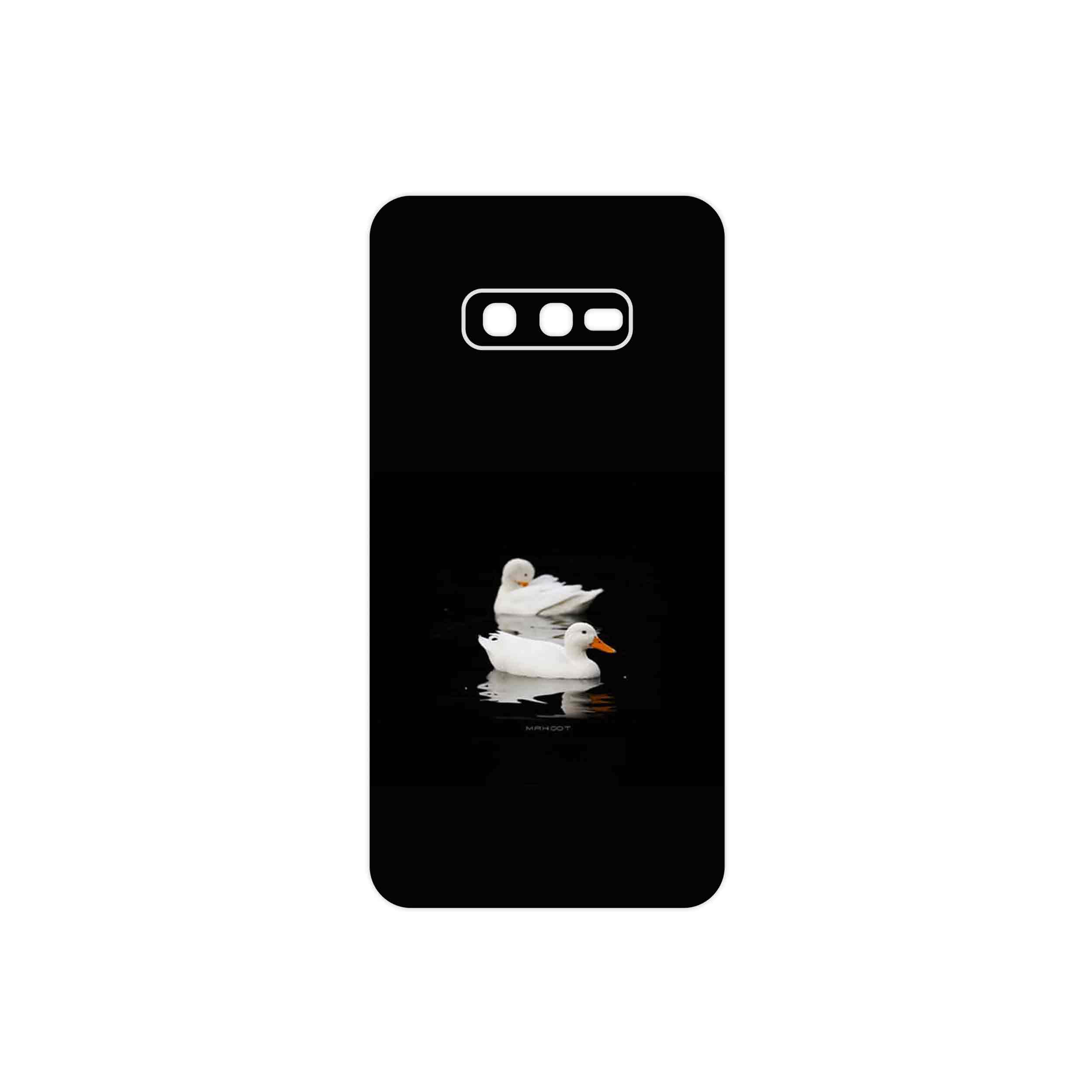 برچسب پوششی ماهوت مدل Duck مناسب برای گوشی موبایل سامسونگ Galaxy S10e
