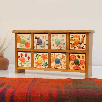 ست جای ادویه 8 پارچه مدل کشویی