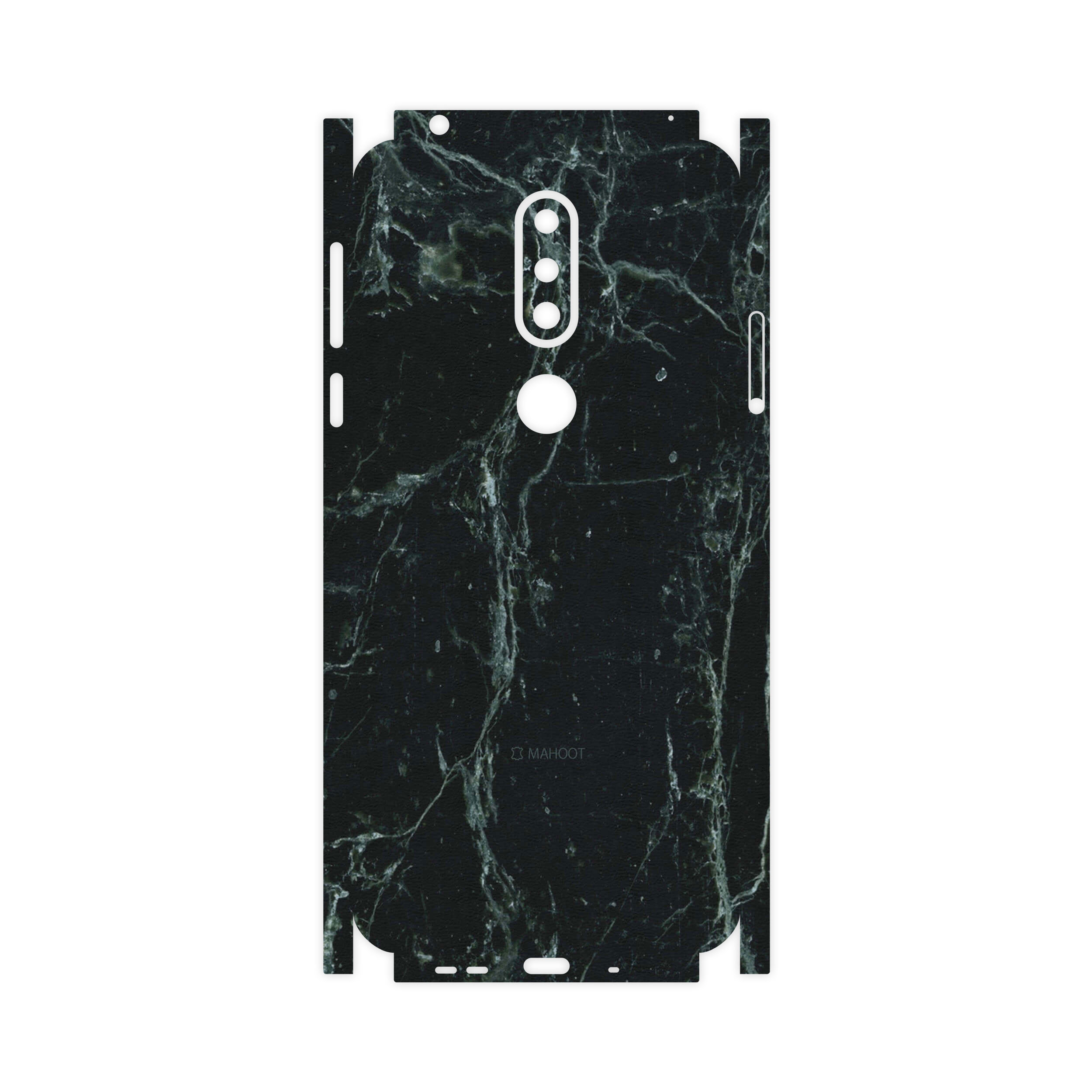 برچسب پوششی ماهوت مدل Graphite-Green-Marble-FullSkin مناسب برای گوشی موبایل نوکیا 7.1