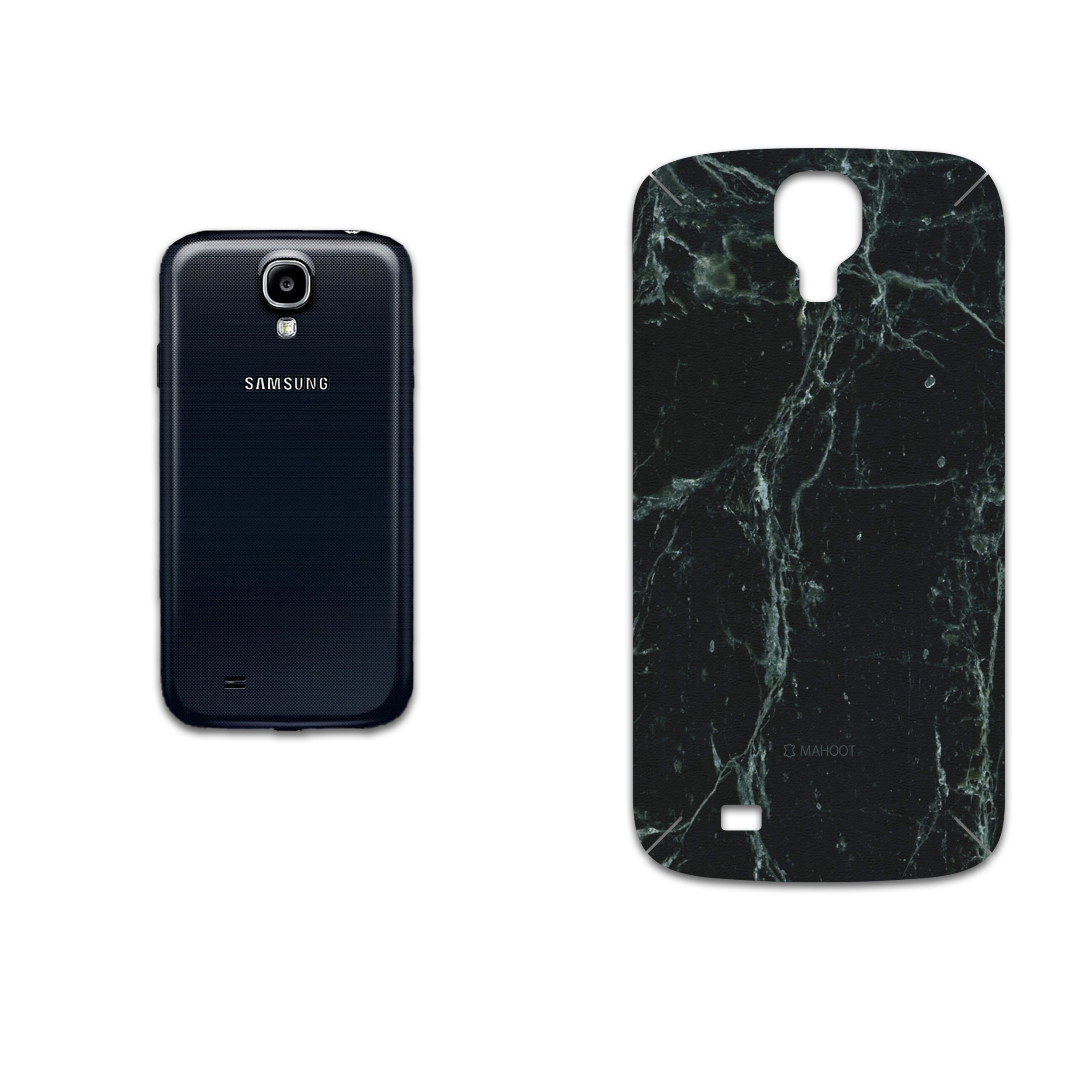 برچسب پوششی ماهوت مدل Graphite-Green-Marble مناسب برای گوشی موبایل سامسونگ Galaxy S4