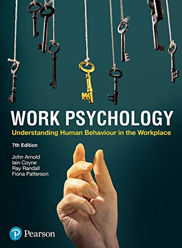 خرید و دانلود نسخه کامل کتاب Work Psychology (7th edition) BY Arnold - Pdf