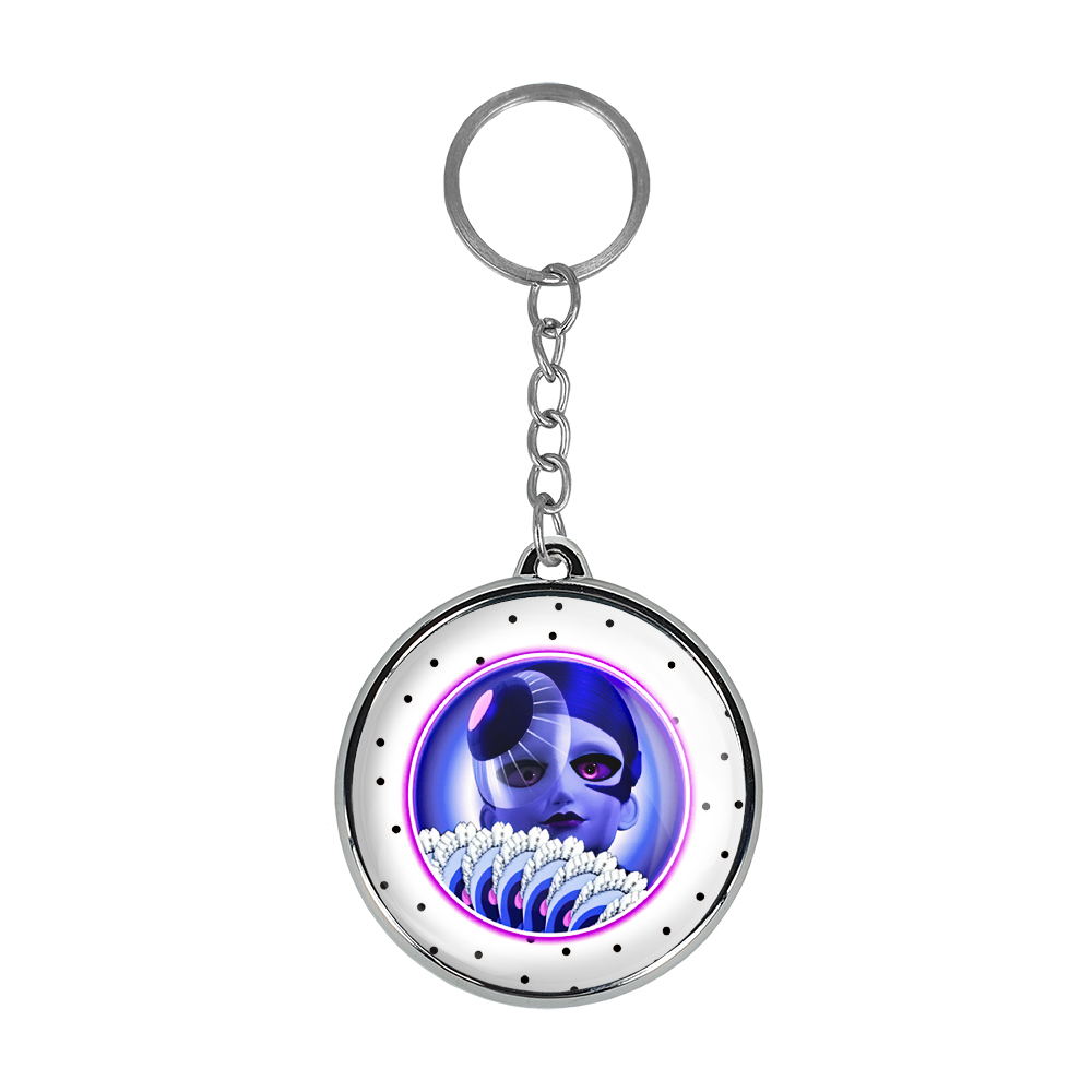 جاکلیدی خندالو طرح دختر کفشدوزکی مدل دوطرفه کد 35463547