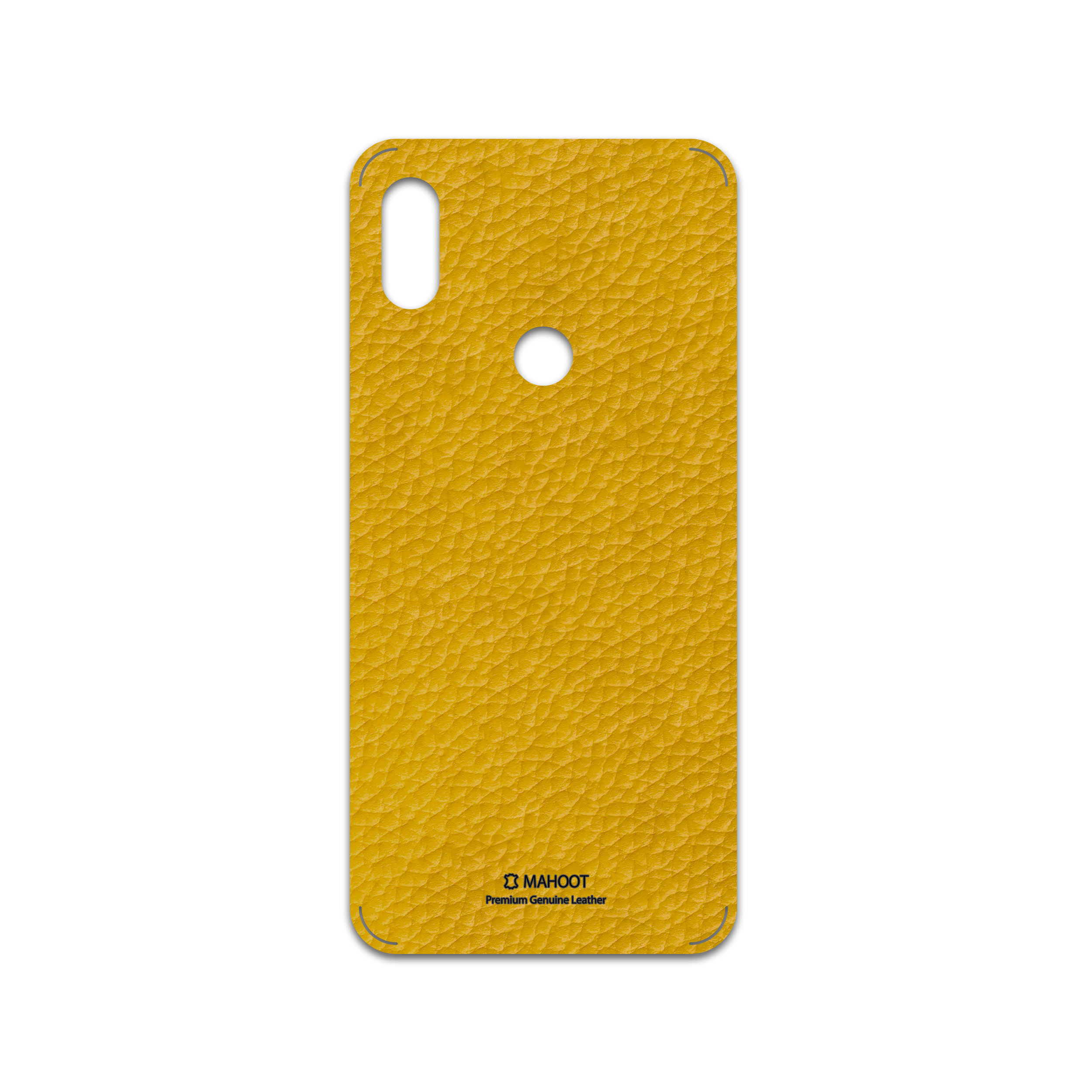 برچسب پوششی ماهوت مدل Mustard-Leather مناسب برای گوشی موبایل شیائومی Redmi Y2