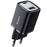 شارژر دیواری یو اس بی و تایپ سی مک دودو Mcdodo CH-1701 Digital Display Fast Charger