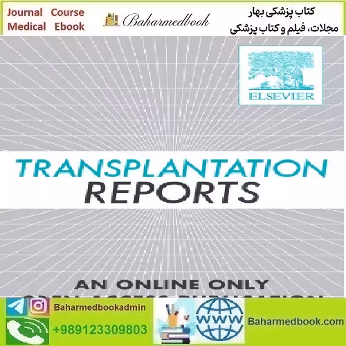 Transplantation Reports Volume 8 Issue 1 to 4 2023 TRUE PDF