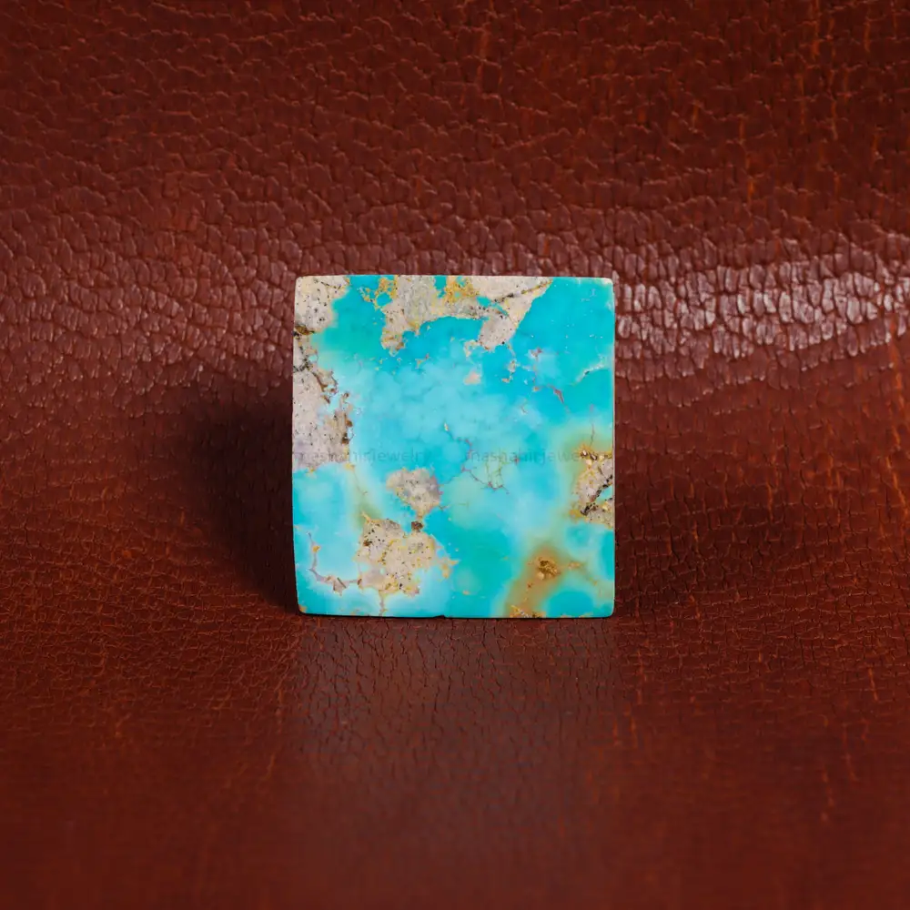 نگین فیروزه شجری کد 16447 - جواهری مشاهیر