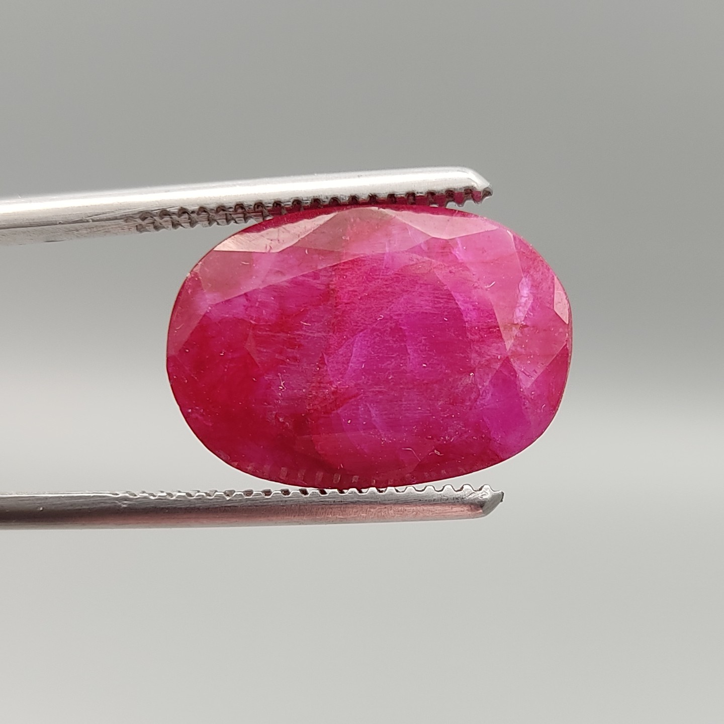 یاقوت سرخ طبیعی و معدنی اصل 15.7 قیراط 18.5 میل 