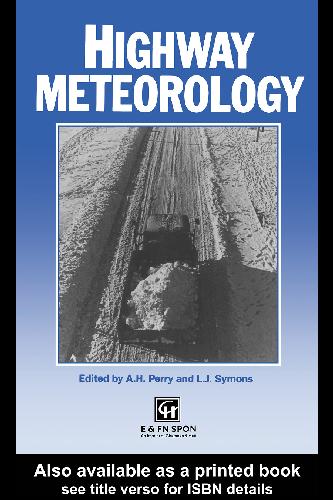  دانلود کتاب Highway Meteorology, 1991 - دانلود کتاب های دانشگاهی