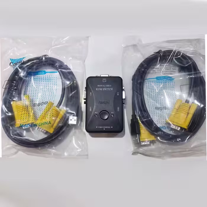 سویچ دو پورت KVM نت پیل مدل FJ-2UK