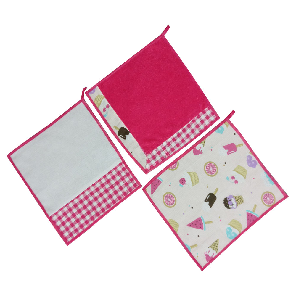 دستمال آشپزخانه مدل BAST کد 990088 بسته 3 عددی