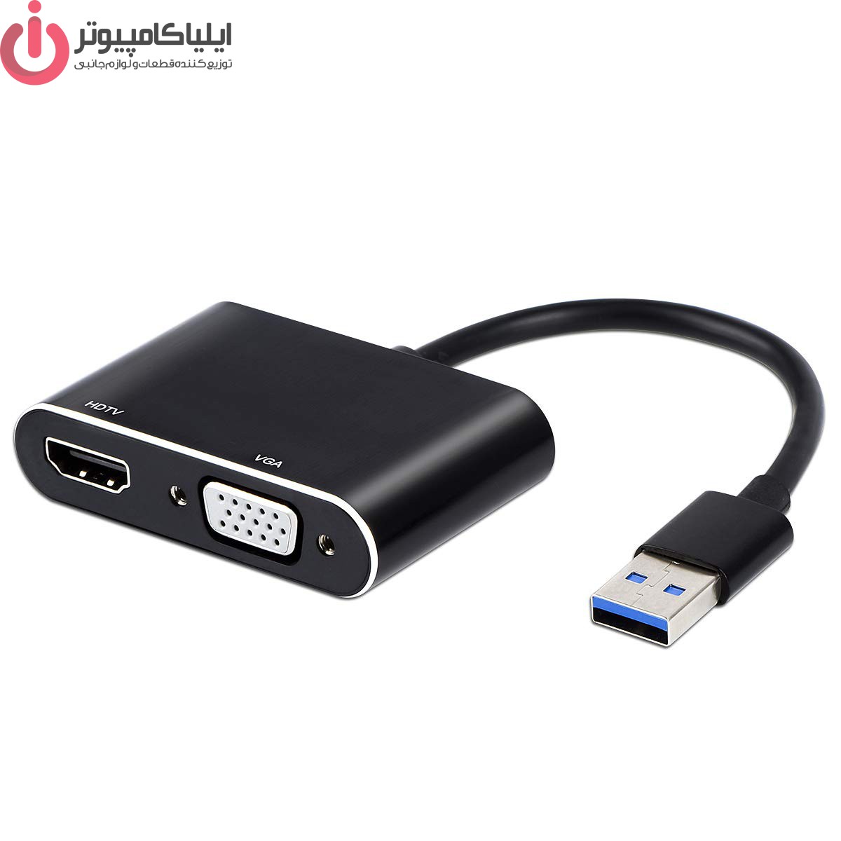 مبدل USB30 به VGA/HDMI/AUDIO مدل FARANET FN-U3DVH
