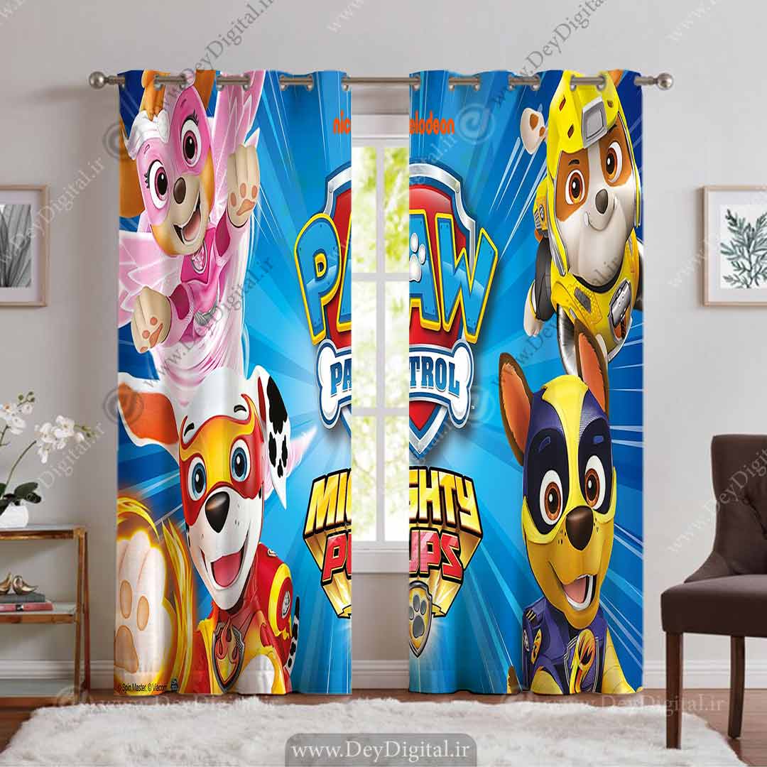 پرده پانچی پسرانه PK-3644