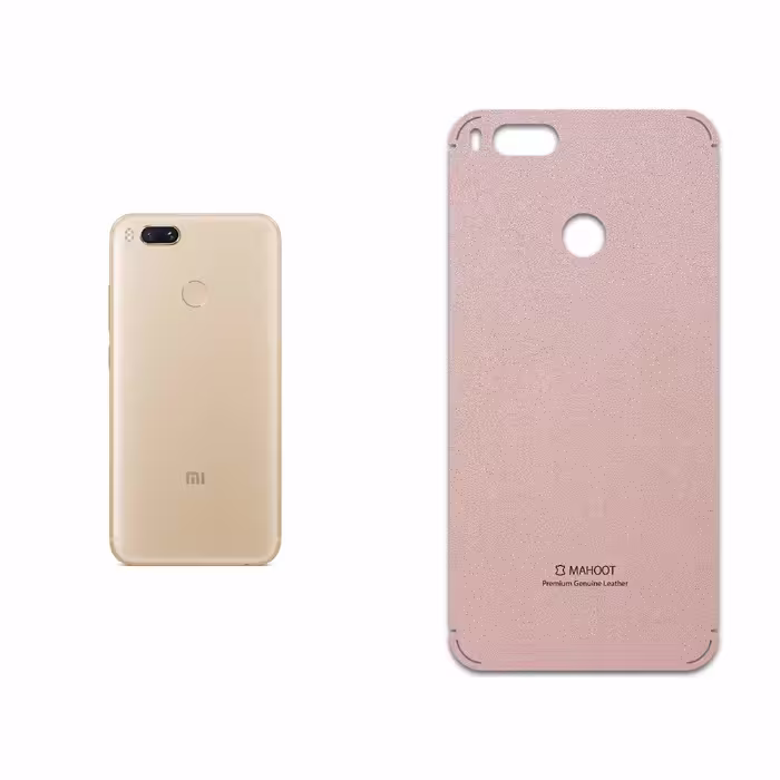 برچسب پوششی ماهوت مدل Rose Gold Leather مناسب برای گوشی موبایل شیائومی Mi A1