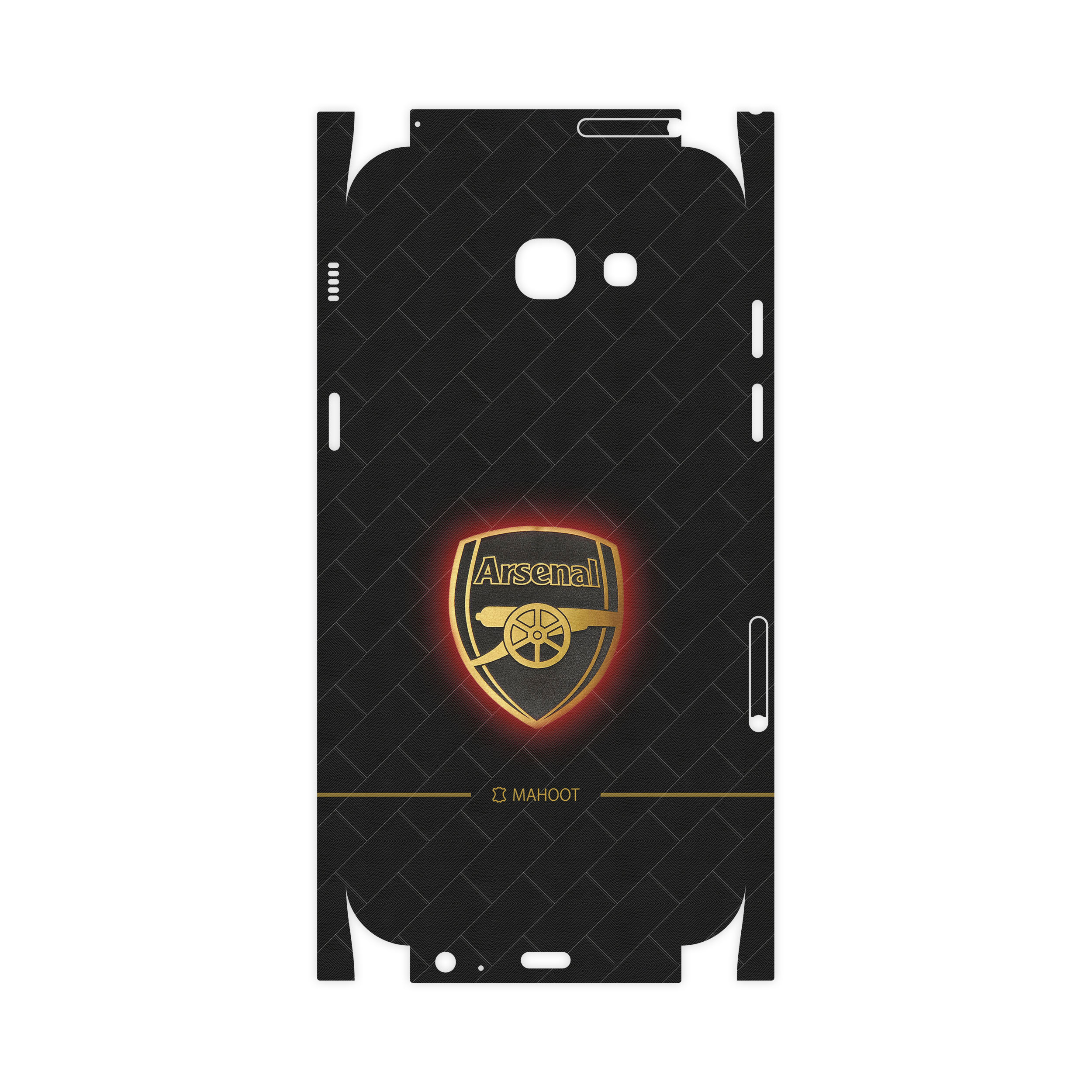 برچسب پوششی ماهوت مدل Arsenal-FC-FullSkin مناسب برای گوشی موبایل سامسونگ Galaxy A5 2017