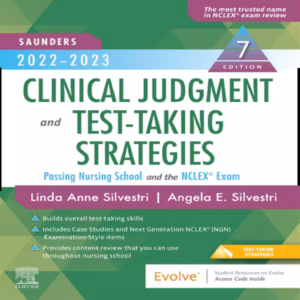 کتاب Clinical Judgement And Test-Taking Strategies اثر Linda Anne Silvestri انتشارات الزویر