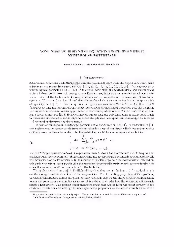 خرید و دانلود نسخه کامل کتاب Nonlinear Schrödinger equations with symmetric multi-polar potentials